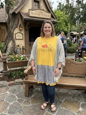 Upcycled Winnie the Pooh Top